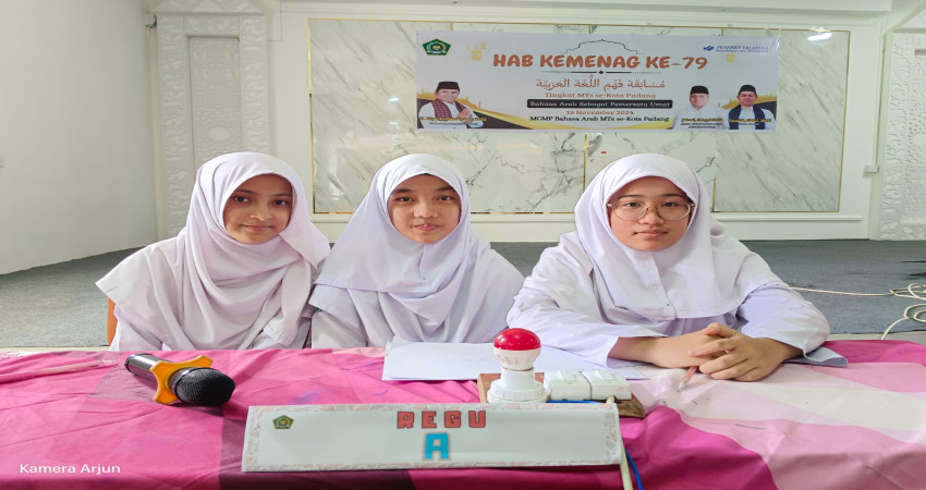 Kembali Berjaya, MTsN 5 Kota Padang Rebut Posisi Kedua Dalam Lomba Cerdas Cermat Musabaqah Fahmil Lughah Al 'Arabiyyah