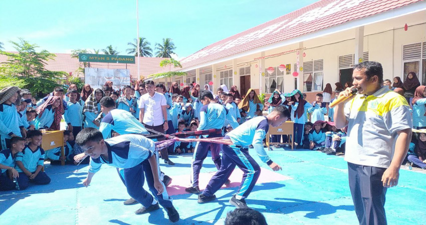 Semarakkan HUT 78 Kemerdekaan RI, MTsN 5 Kota Padang Gelar Sejumlah Lomba