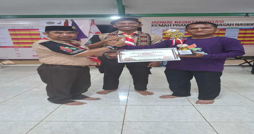 Kontingen MTsN 5 Kota Padang Raih Juara Terbaik II Tapak Perkemahan dan K3 di KPMN 2024