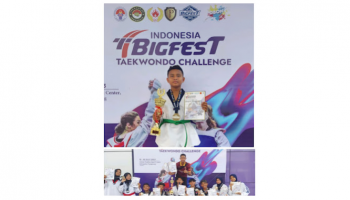 Siswa MTsN 5 Kota Padang Juara 1 Kejurnas Taekwondo di Tingkat Nasional