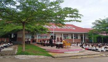 OSIM MTsN 5 Kota Padang Sukses Laksanakan Muhadharah sebagai Wadah Pembentukan Karakter Siswa