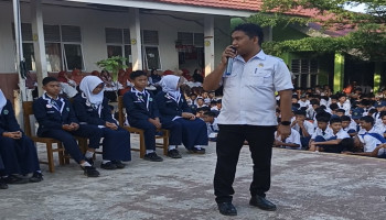 Kampanye Pemilihan Ketua dan Wakil Ketua OSIM MTsN 5 Kota Padang Jadi Sarana Edukasi Demokrasi Siswa