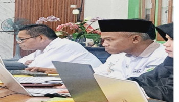 Kepala MTsN 5 Kota Padang Beserta Belasan Guru Ikuti Uji Kompetensi (UKOM)