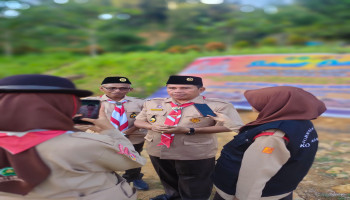 Tim Jurnalistik Handal MTsN 5 Kota Padang Liput Kegiatan Perjusa dengan  Semangat dan Amanah