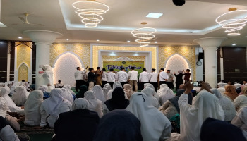 MTsN 5 Kota Padang Hadiri Kegiatan Tarhib Ramadhan di Masjid Agung Nurul Iman
