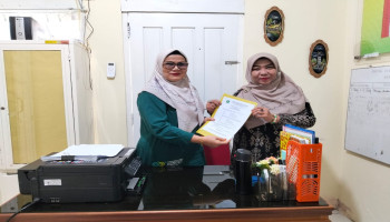 Dukung Program Kesehatan Madrasah, MTsN 5 Kota Padang Teken MoU dengan Puskesmas